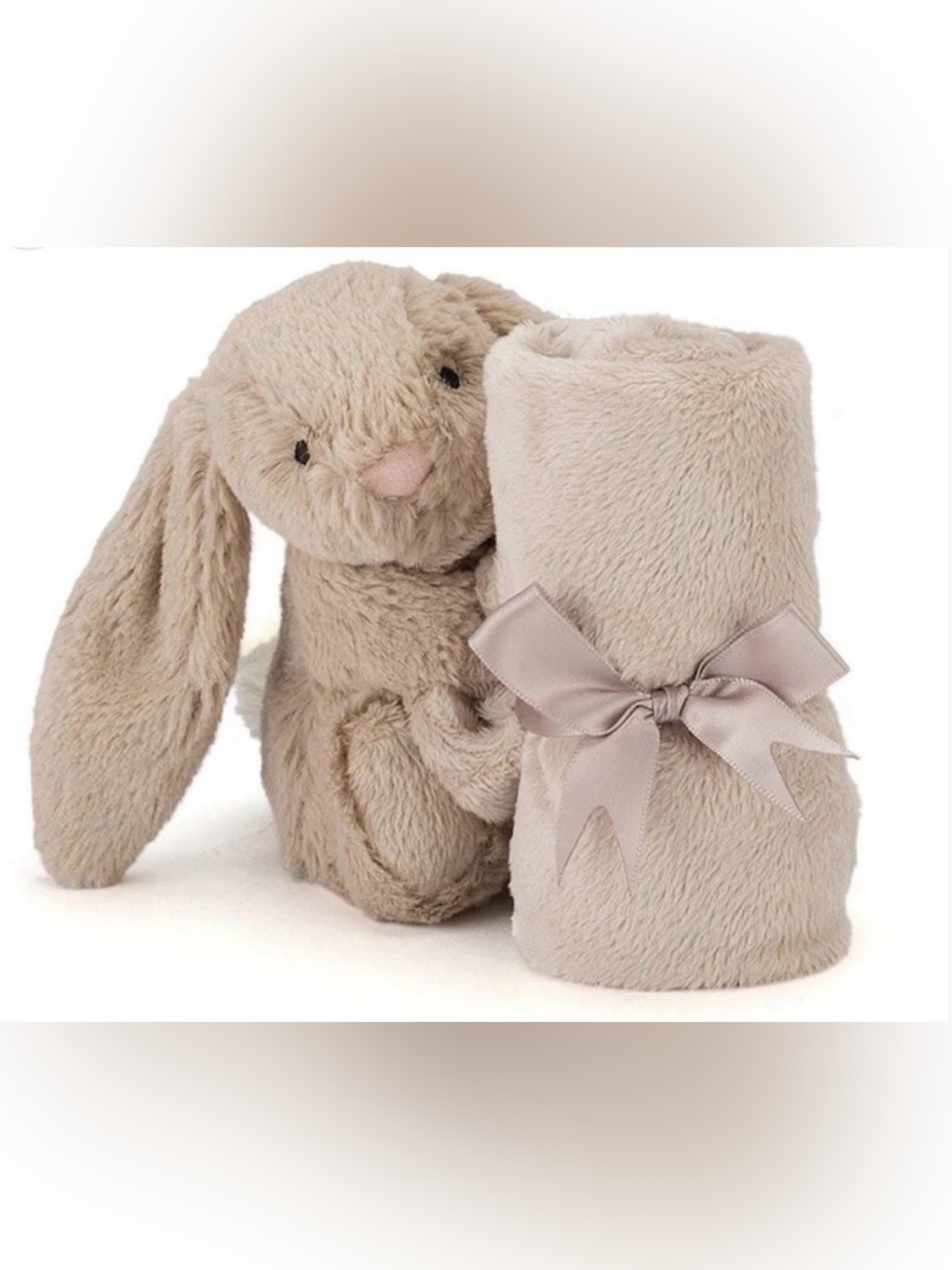 Jellycat Bashful Bunny Soother in Blush NWT